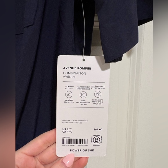 NWT Athleta Athleisure Romper - Picture 4 of 5